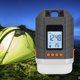 thumbnail image 3 of Luz LED para campamento resistente al agua, recargable por USB, con visualización de temperatura y hora, 3 of 8