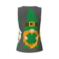 thumbnail image 5 of Picia Spring St Patrick’S Day Irish Gnomes Pattern Women's Workout Tank Top,Breathable Activewear,Slim Fit Athletic Top,Versatile Workout Moisture-wicking top-, 5 of 9