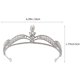 thumbnail image 2 of KAKOWELY Diadema de corona de novia, diadema de boda, corona de diamantes de imitación, corona de perlas artificiales, 2 of 5