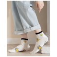 thumbnail image 4 of Calcetines blancos coloridos para mujer, calcetines náuticos, calcetines cortos de dibujos animados japoneses, estilo de moda, calcetines de algodón populares para primavera y verano, 4 of 6