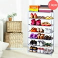 thumbnail image 3 of Expandable Stackable Shoe Rack Shelf 7-Tiers Simple Shoe Storage Organizer For Bedrooms/Doorways/Entryway, 3 of 5