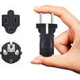 thumbnail image 2 of EcoNesxp Type German European Travel Adapter F 2 Outlets International Power Plug Pack Iceland Spain, 2 of 5