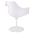 thumbnail image 3 of Modern Contemporary Kitchen Dining Armchair Set of Two Gray, 3 of 4