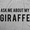 thumbnail image 4 of Youth Ask Me About My Giraffe T Shirt Animal Zoo Flip Tee for Kids, 4 of 7