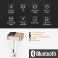 thumbnail image 4 of LeadingStar USB Car Wireless Car Auxiliary Adapter Bluetooth Car Kit with Dual USB Charging Ports FM Radio Transmitter Hands Free Calling, New, 1 Count, 4 of 8