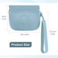 thumbnail image 3 of Bolsa de golosinas para perros WALLFID de silicona pequeña con cierre automático, 3 of 6