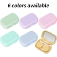 thumbnail image 3 of Estuche para lentes de contacto de 6 piezas, caja para lentes de contacto, contenedor para lentes de contacto, estuche para almacenamiento de lentes de contacto, con tapas para ojos L y R, 6 colores Rojo Verde Cocina, Decoración y Otros, 3 of 5