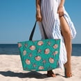 thumbnail image 6 of Daiia Starfish and Shell Beach Travel Bag - Water-Resistant Beach Bag, Lightweight Tote with 7 Pockets for Women and Men - Gym,Pool,Camping,Reusable Grocery Bag, 6 of 7