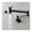 2 Function Biack, variant on Brass Kitchen Faucet Pot Filler Faucet 360 Rotatable Folding Lengthened with Double Joint Swing Arms Cold Only