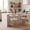 Natural, variant on Christopher Knight Home 24.5" Seat Height Bar Stools with Back, Upholstered Counter Stools for Kitchen Island, Walnut, Set of 2