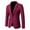 Wine, variant on FAHUOMU Men's Casual Blazer Slim Fit Suit Jacket for Men One Button Lightweight Sport Coats for Wedding Prom