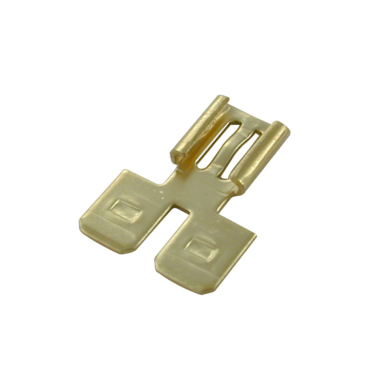 0.187" Wd. Female to Two Male QuickDisconnect Terminals Adapter