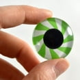 thumbnail image 2 of Green Mint Candy Glass Eyes, 2 of 6