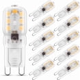 thumbnail image 1 of 2W G9 Blanc Chaud 3000K 230V 180lm Lot de 10, 1 of 5