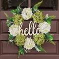 thumbnail image 3 of Esaierr Fall Spring Handmade Hello Wreath for Wreaths for Front Door,Indoor Outdoor Decor for All Seasons Holiday Housewarming Gift Home Decoration, 3 of 5