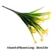 thumbnail image 4 of Monstrate 25 cabezas de tela de seda 5 ramas ramo de flores artificiales boda flor falsa Flores artificiales amarillo 38cm, 4 of 6