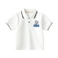 thumbnail image 3 of Hiijoy Toddler Boys Short Sleeve Polo Shirt Cartoon Car Print Casual T-Shirt, Sizes 1-6, 3 of 3