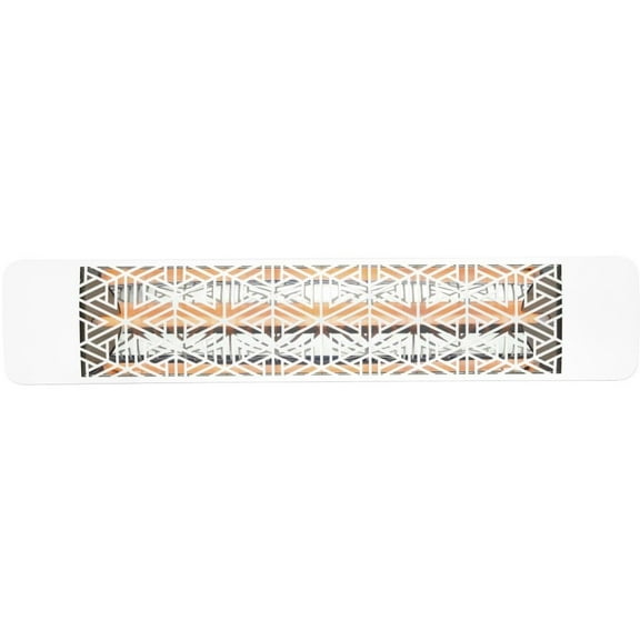 Eurofase Heating - 2000 Watt Single Element 39 Inch Electric Patio Heater-277 Voltage-White Finish-Mason Decorative Fascia