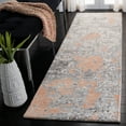 thumbnail image 2 of SAFAVIEH Restoration Vintage Dzvezda Abstract Runner Rug, Rust/Grey, 2'3" x 8', 2 of 8