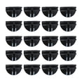 thumbnail image 1 of 20 Pcs Connecteurs de Grille de Réparation de Placard Pièces de Rechange Connecteurs de Grille pour Organisateur Modulaire Étagère Cube Noir Demi-Cercle, 1 of 4