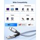 thumbnail image 4 of Cable USB C a USB A 3.1A Trenzado de Nailon Rápido Compatible iPhone Samsung Pixel, 4 of 9