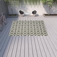 thumbnail image 2 of HomeRoots 507511 10 x 13 ft. Beige Geometric Stain Resistant Indoor & Outdoor Rectangle Area Rug, 2 of 5
