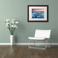 thumbnail image 3 of Trademark Fine Art 'Icy Sunrise' Canvas Art by Pierre Leclerc, White Matte, Wood Frame, 3 of 4