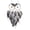 Gray, variant on Dream Catcher, Handmade Wisdom Owl Wall Hanging with Feathers and Wooden Beads, Boho Artisanal Home Decor for Bedroom Nursery Wedding Party