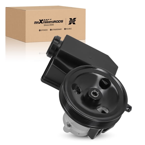 maXpeedingrods 20-62608 Power Steering Pump with Pulley & Reservoir for Dodge Viper 8.3L 2003-2006, for Dodge Ram 1500 Pickup 8.3L 2004-2006, for Jeep Grand Cherokee 4.7L 2001-2004
