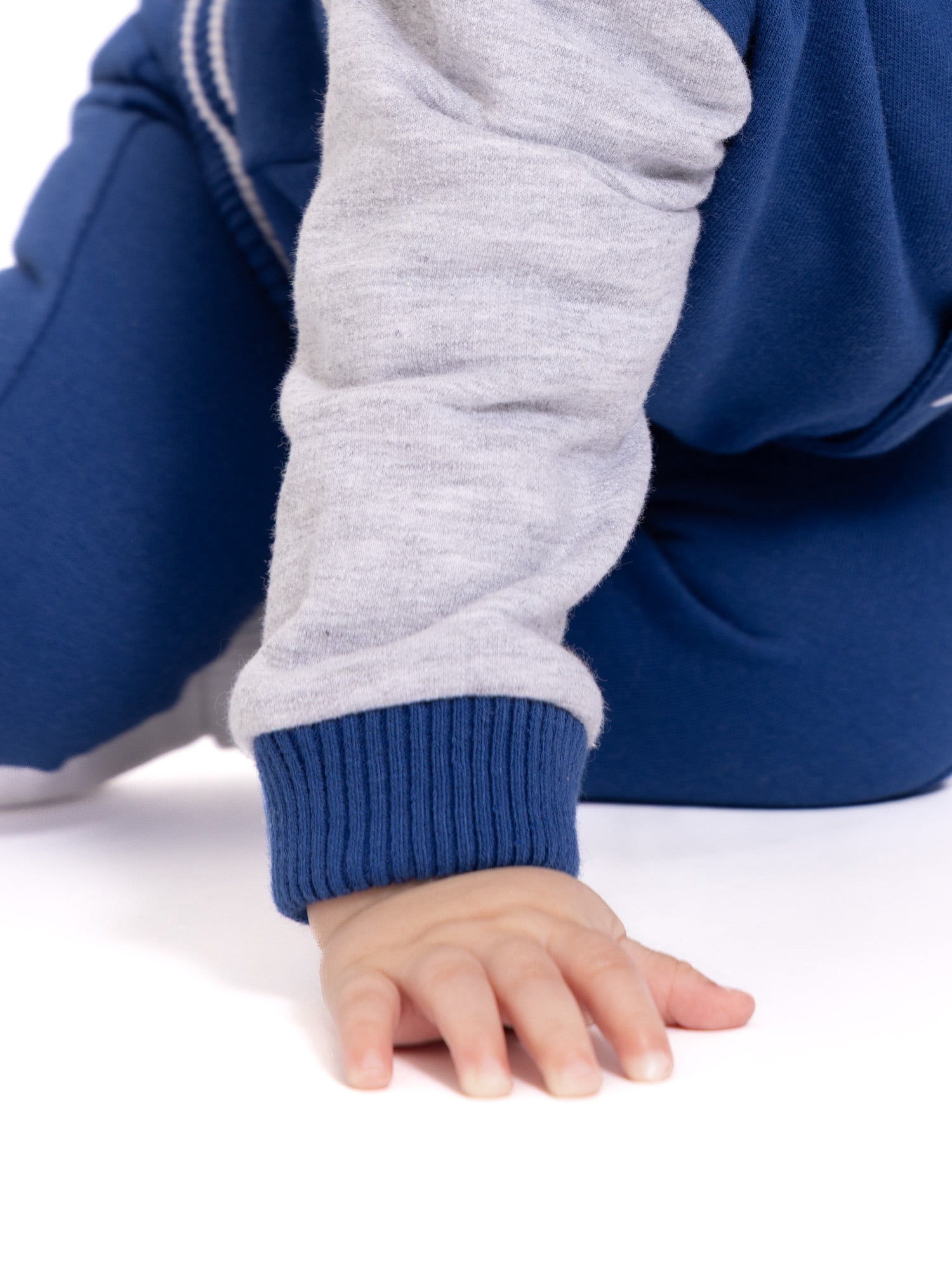 Wonder Nation Baby Boys Varsity Jacket and Jogger Pants Matching Set, 2-Piece, Sizes 0/3M-24M