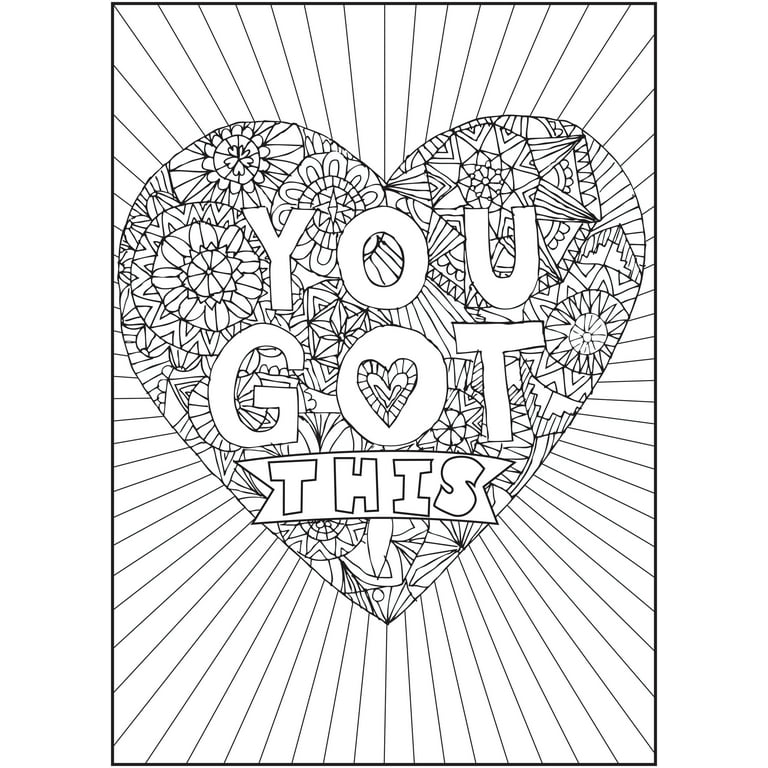 Timeless Creations 64-page Words to Color by Coloring Book