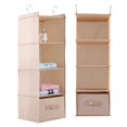 thumbnail image 1 of Greensen Organisateur Suspendu pour Garde-Robe, Support de Rangement pour Vêtements et Vêtements à 4 Tablettes avec Tiroir, Organisateur Suspendu pour Garde-Robe, Organisateur Suspendu pour Vêtements, 1 of 7