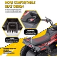 thumbnail image 3 of Arshin 36V Electric 4-Wheeler ATV - Twist-Grip Variable-Speed Acceleration Control, Hand-Operated Disc Brake,Age 13+, 3 of 7