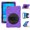 Purple, variant on Tablet Accessories For Lenovo Tab M8 Shockproof Colorful Silicone + PC Protective Case with Holder & Hand Grip Strap