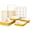 Mustard Yellow-7 Pieces, variant on 7-piece Nonstick Ceramic Baking Pans Set - Bakeware Sets Including Cookie Sheets For Muffin Pan Bread Cake Loaf Roasting And Rack Light Blue & White