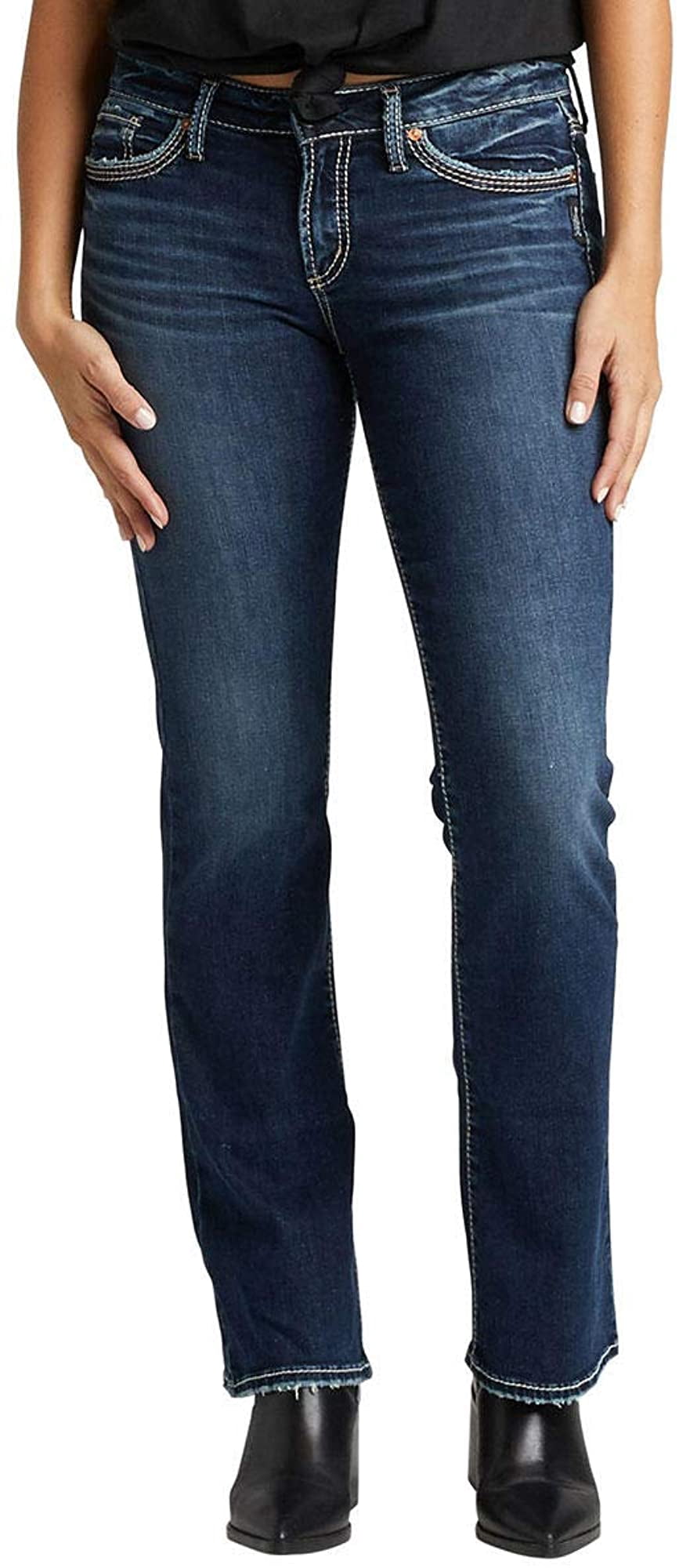 Silver Jeans Co. Womens Suki Mid Rise 
