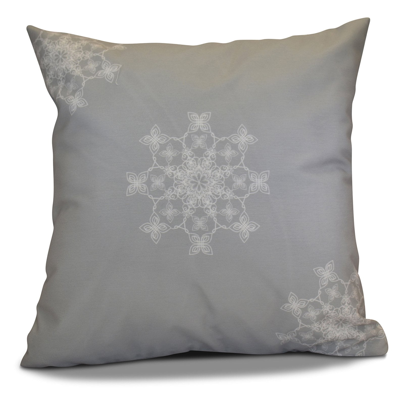Simply Daisy 16" x 16" Falling Snow Geometric Print Pillow