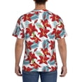 thumbnail image 2 of Naloa Lilies Flowers Men's T-Shirt Sport T-shirt Men's Basic Tee Casual Men's Shirt, Round Neck, Short Sleeves - XX-Large, 2 of 5