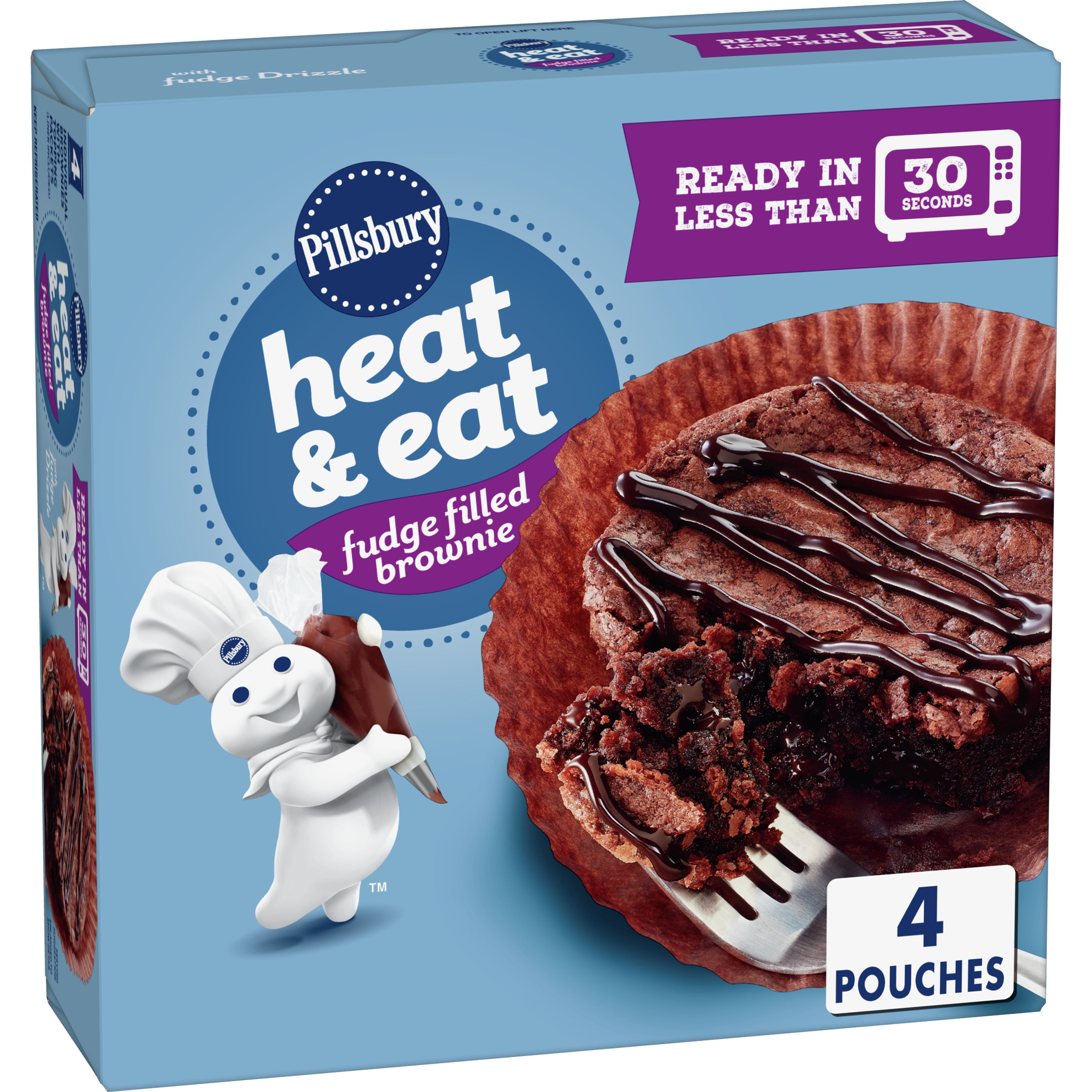 Pillsbury Heat and Eat Brownie, 4 ct 10.6oz