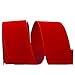thumbnail image 3 of Reliant Ribbon 92270W-908-40F Value Velvet Wired Edge Ribbon - Scarlet - 2.5 in. x 10 yards, 3 of 3