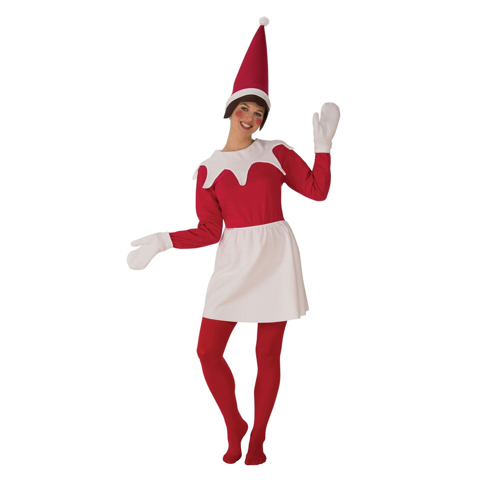 Sitting Elf Woman Christmas Costume - Walmart.com