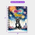 thumbnail image 5 of Happy New Year with French Bulldog Fireworks Holiday Xmas Winter 2025 Spiral Bound Journal Dog Lover Gifts 5x7in Spiral Notebook - 00025, 5 of 5
