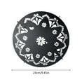 thumbnail image 2 of Versatile Circular Metal Garden Rack for Displaying Potted and Decorative Pumpkins Indoors or Outdoors, 2 of 7