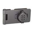 thumbnail image 4 of Cerradura de combinación para gabinete, cerradura de seguridad giratoria con contraseña para armario de casa, cerradura sin llave Gris, 4 of 9