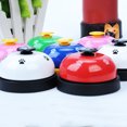 thumbnail image 3 of Pet Training Bell Toy Paw Footprint Design Feeding Call Bell Training Equipment For Dogs Cats, 3 of 9