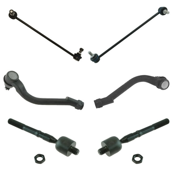 Front Inner Outer Tie Rod End Sway Bar Link Steering Suspension Kit Set 6pc PSA65429 Fits select: 2012 KIA OPTIMA EX, 2012 HYUNDAI SONATA SE/LIMITED