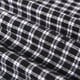 thumbnail image 2 of Camisas Negras Para Hombre Camisa de manga larga holgada informal Vintage para hombre, camisa a cuadros con cuello puntiagudo, primavera y otoño (Black, XL), 2 of 7