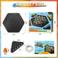 thumbnail image 4 of KEINXS Chain Triangle Chess Game  Triggle Elastic Band Game  Family Games for Kids and Adults  Family Fun Night Chess Set  Chain Board Chess Desktop Puzzle Interactive Brain Teaser  2 to, 4 of 7