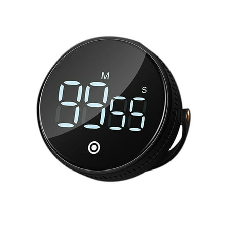 

Kitchen Egg Timer LED Digital Manual Countdown Alarm Clock Mechanical Cooking Timers Cooking Shower Study Stopwatch B