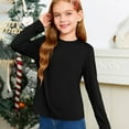 thumbnail image 6 of Coerni Toddler Baby Girls Long Sleeve Shirts Soft Cotton Long-Sleeve T-Shirts Tagless Basic Tees for Teen Girls Youth 5-14 Years, 6 of 9